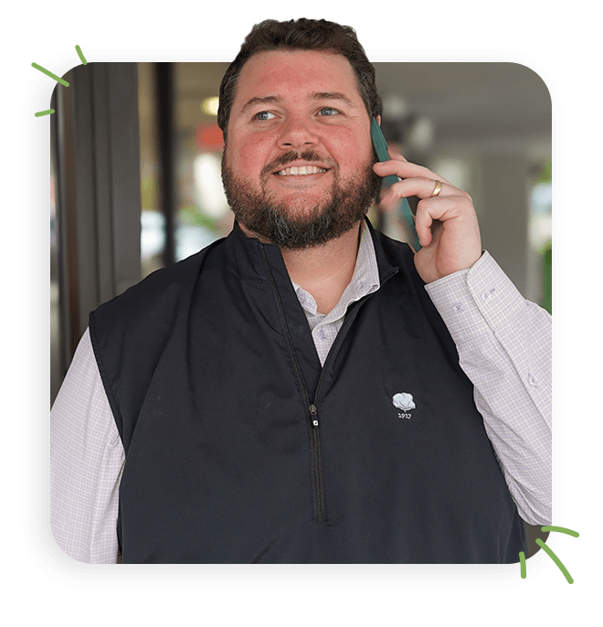 Payroll Provider for Small Business - Owner talking on phone