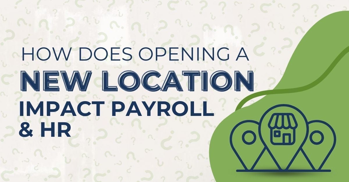 Graphic with light background and green accent and small subtle question marks showing location pins with a storefront icon. Text reads: