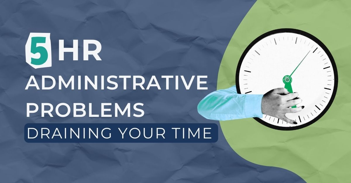 Business graphic with a large clock and text reading: 