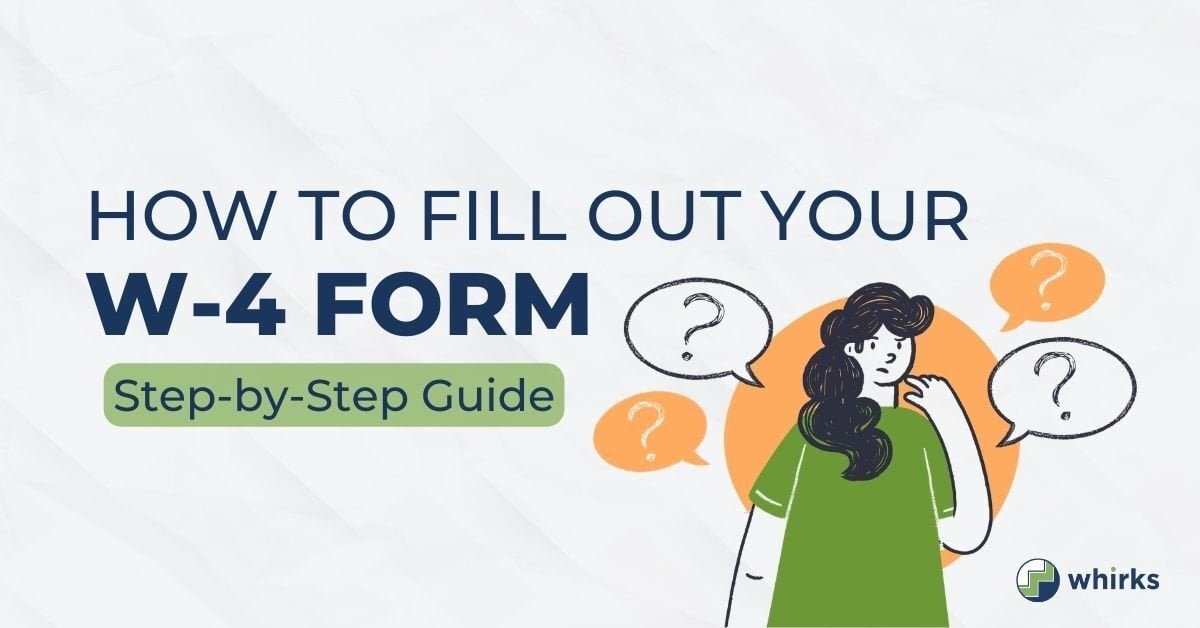 Confused employee with W-4 tax form questions - How to fill out W-4 form 2026 step-by-step guide by Whirks